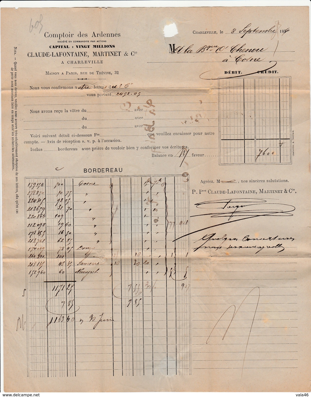 FRANCE  - PERFORE  C.A.-  SAGE N° 80  - AVEC CORRESPONDANCE - Autres & Non Classés