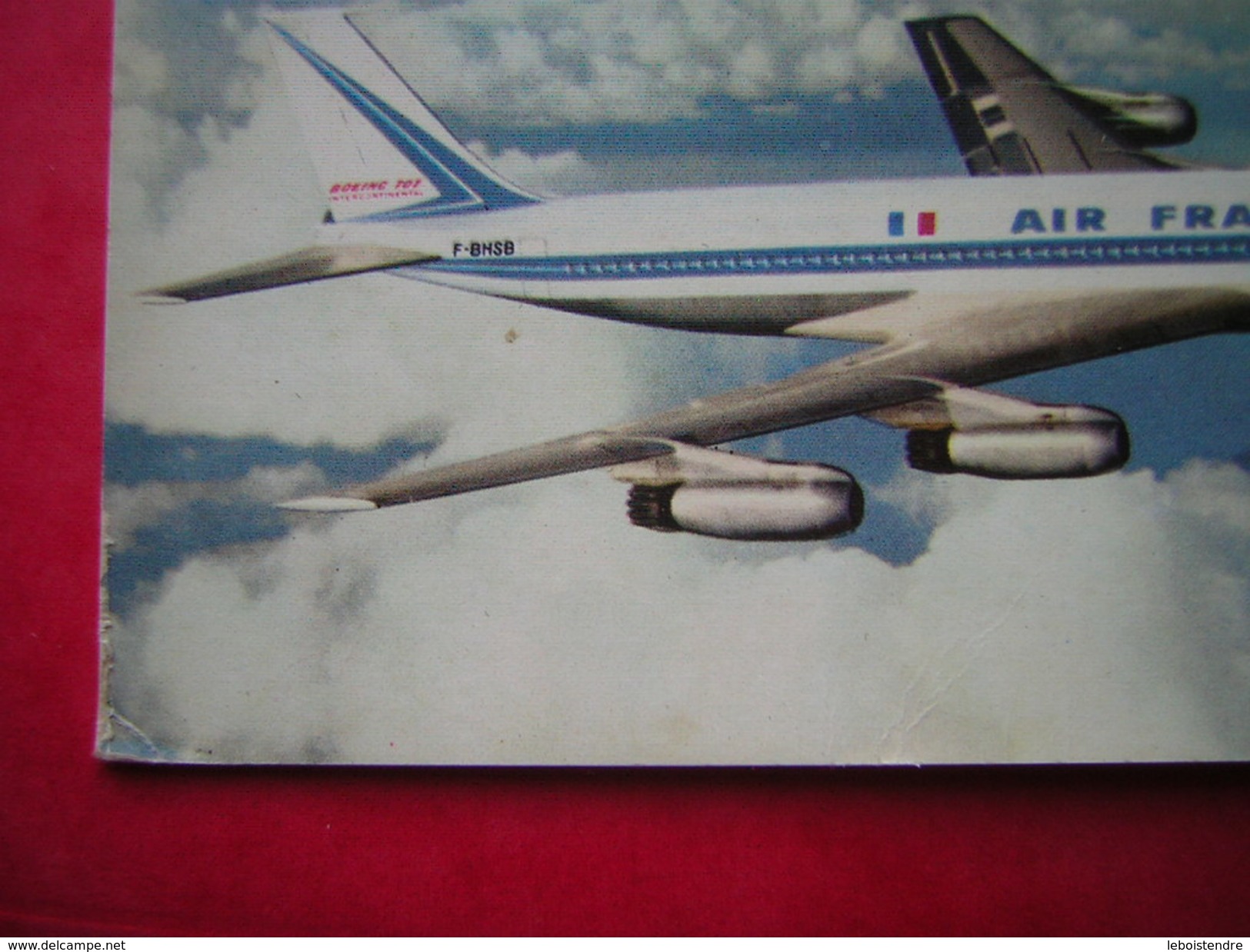 CPSM AVION BOEING 707 INTERCONTINENTAL AIR FRANCE - 1946-....: Moderne