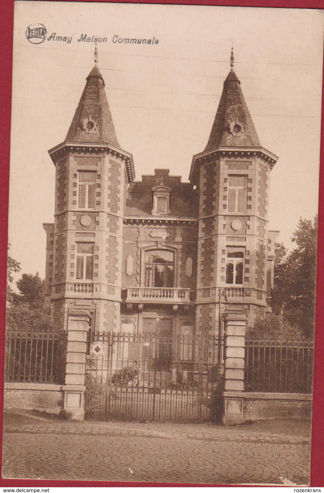 Amay Maison Communale Liege Luik 1929 - Amay