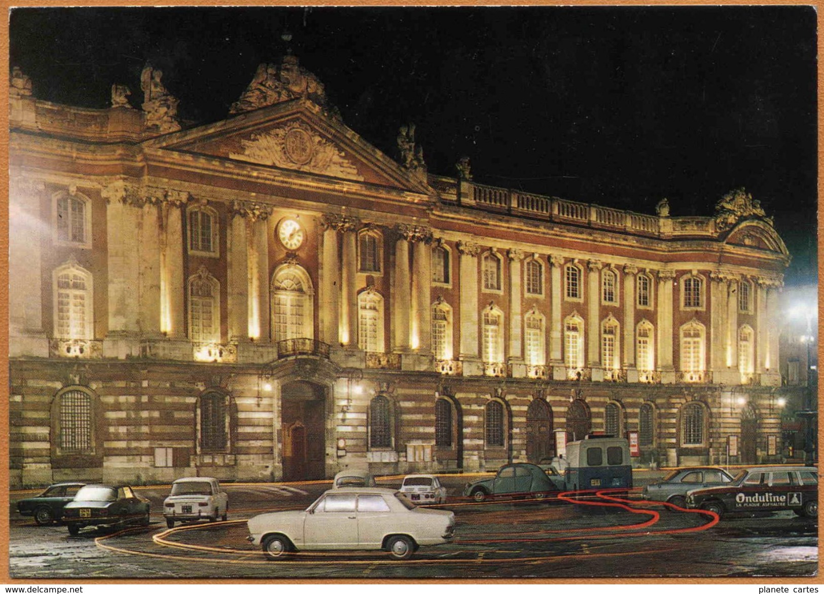 31 / TOULOUSE - Le Capitole Illuminé (+ Voitures Années 60-70) - Toulouse