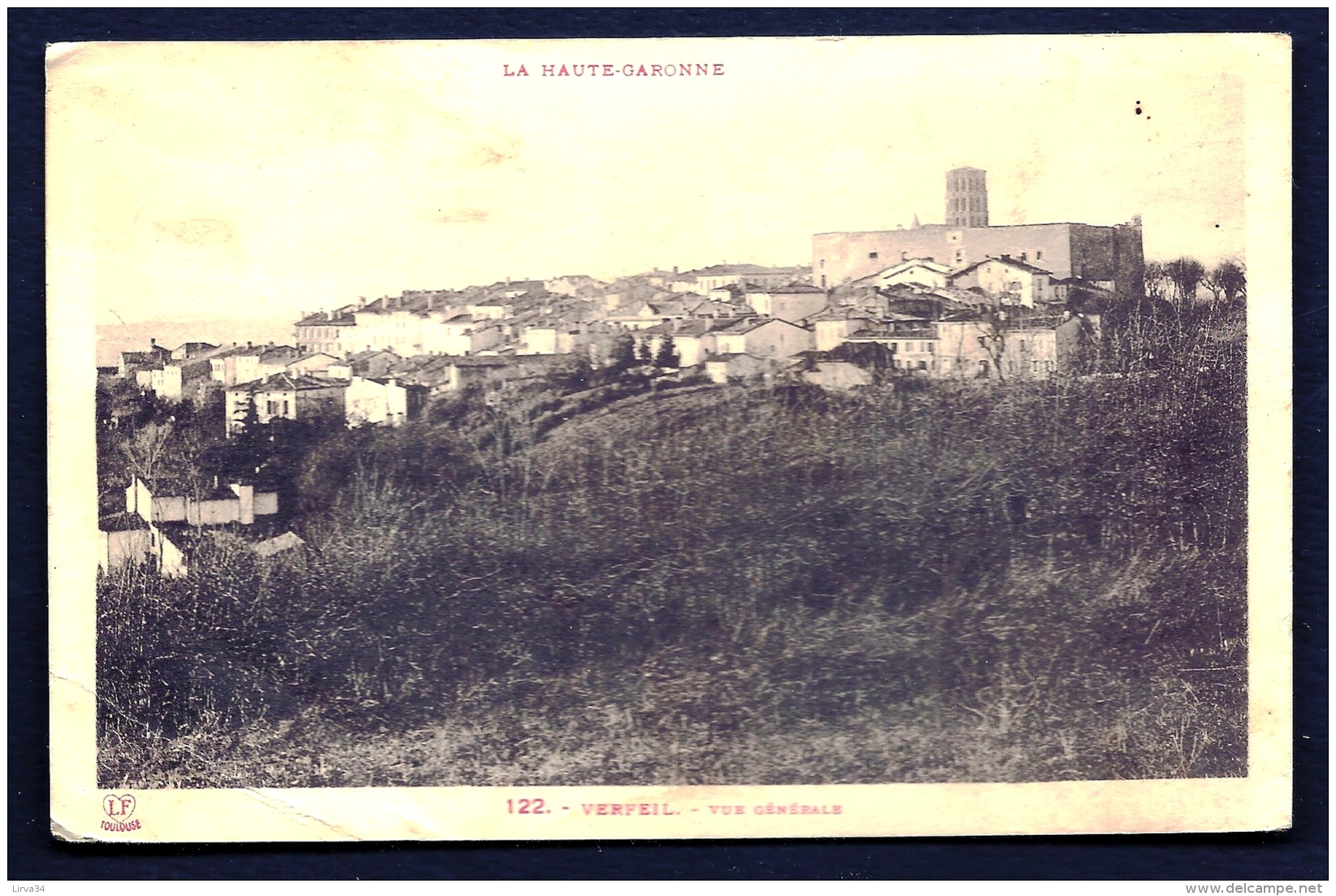 CPA ANCIENNES- FRANCE- VERFEIL (31)-  VUE GENERALE  EN HIVER- GROS PLAN - Verfeil