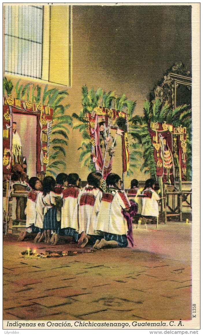 GUATEMALA C.A. Indian Worshipers, Chichicastenango - America