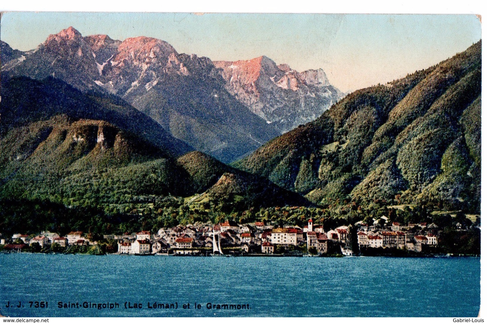 Saint - Gingolph (Lac Léman Et Le Gramont / 1910 - Saint-Gingolph