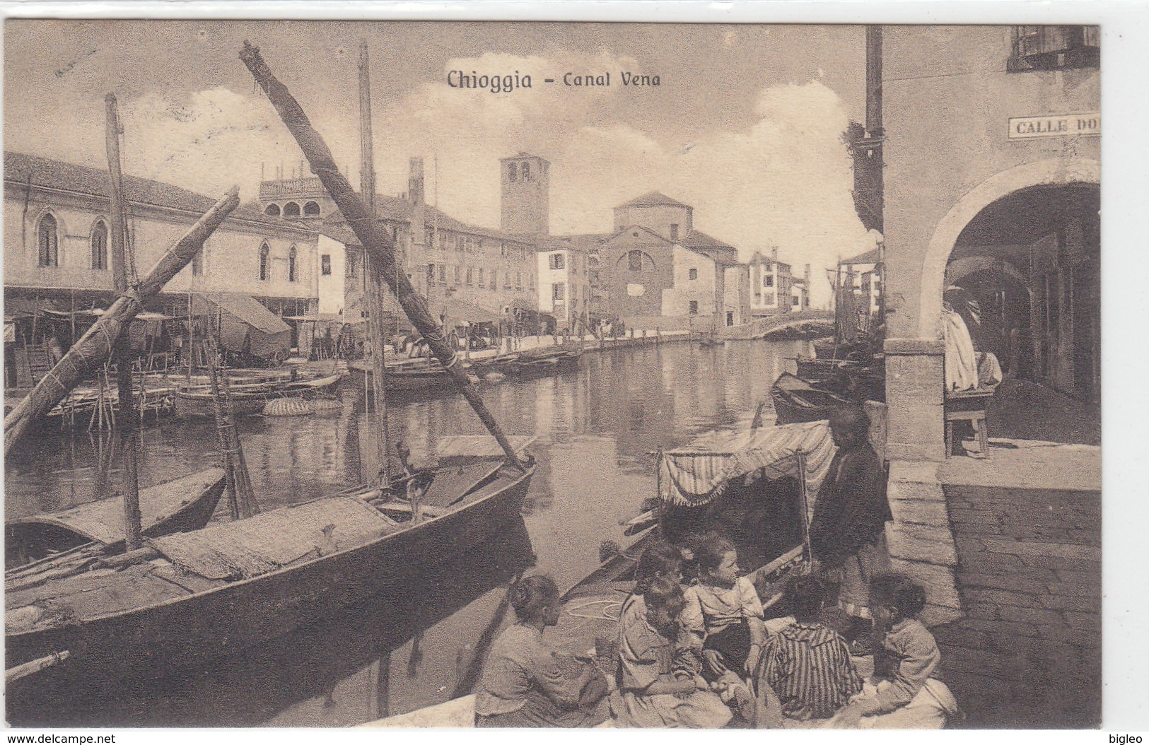 Chioggia - Canal Vena - 1913     (A25-110212) - Chioggia