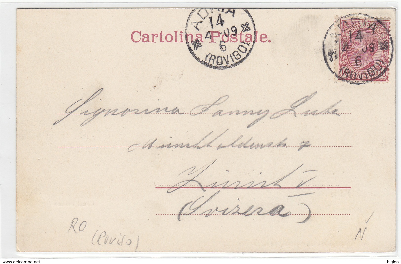 Adria - Canal Bianco - 1909     (A25-110212) - Other & Unclassified