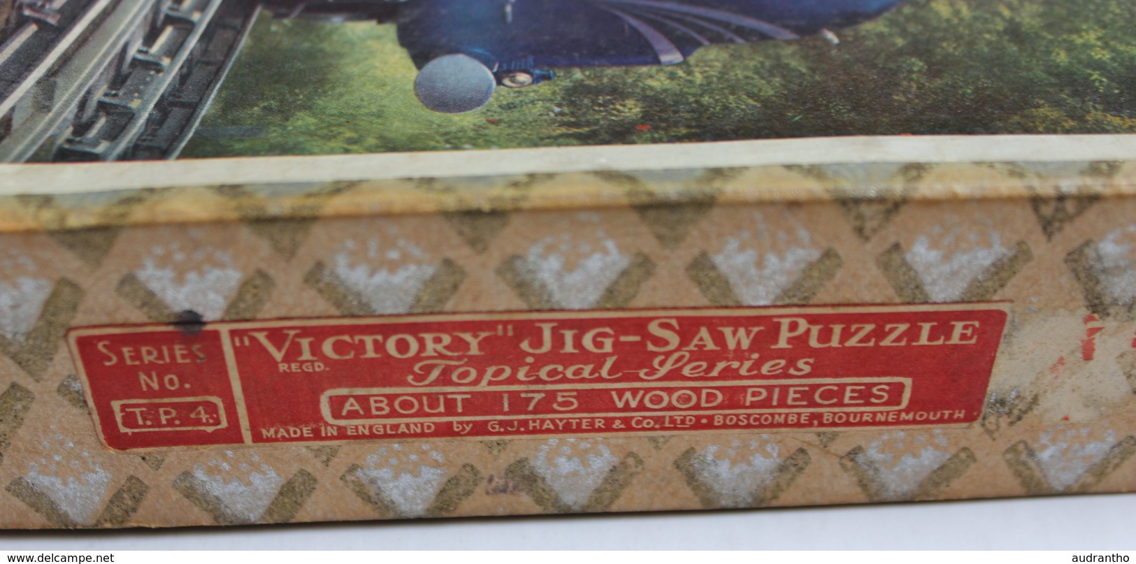 Puzzle Ancien En Bois Train The Coronation Scot Victory Jig Saw - Puzzles