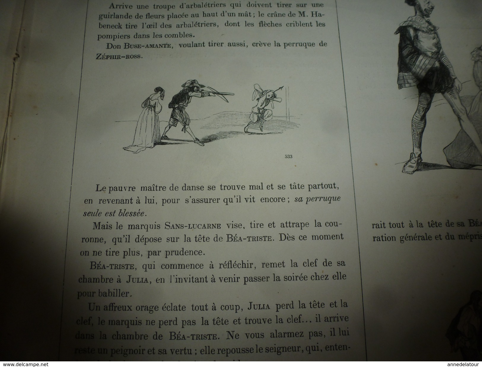 1840 La Jolie Marchande De Gants ,toutes Les Scènes En Belles Gigues  ( MUSEE PHILIPON ) , Texte Et Dessins Par Cham - 1800 - 1849