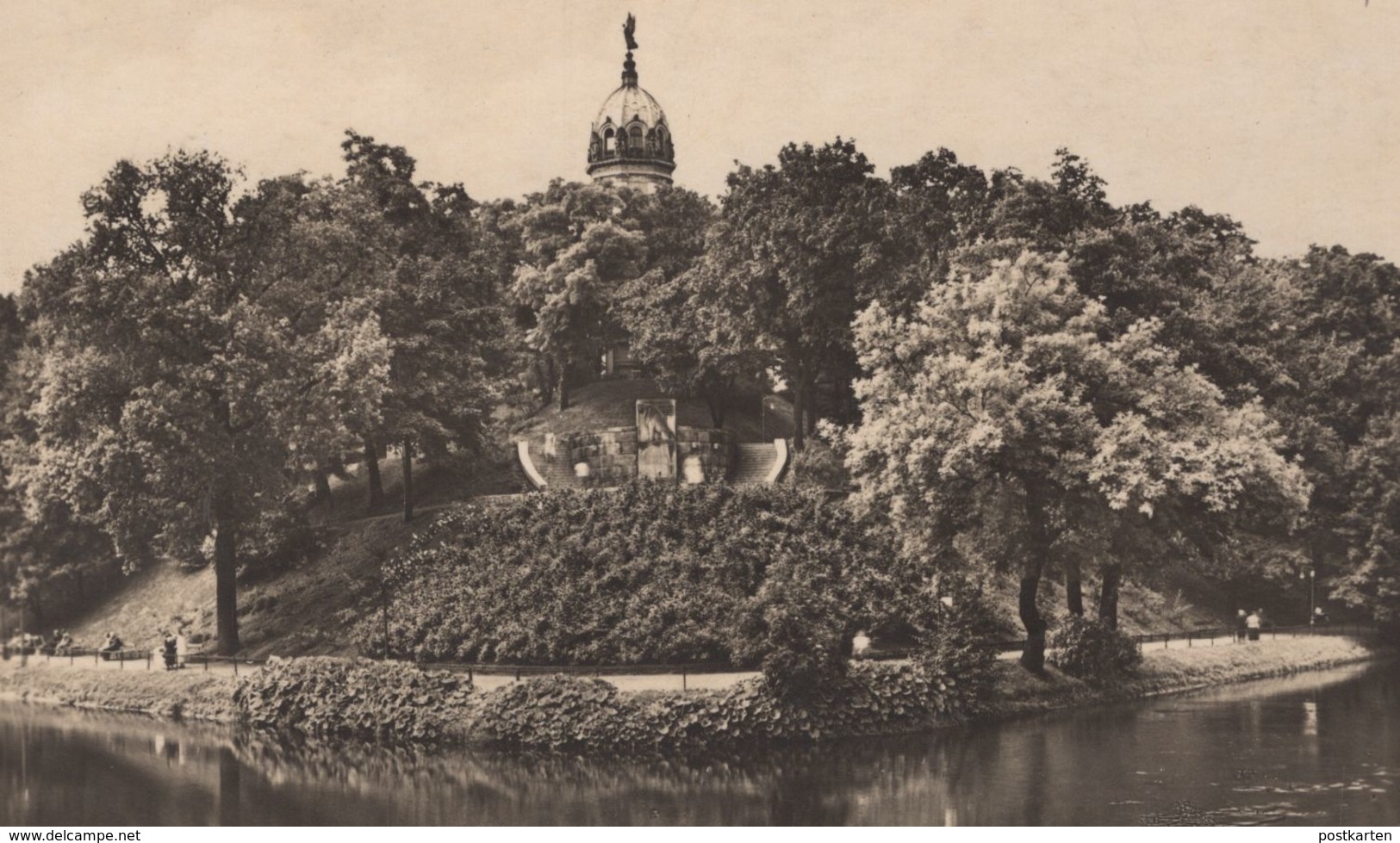 ALTE POSTKARTE BRESLAU PARTIE AN DER LIEBICHSHÖHE Wroclaw Schlesien Cpa Postcard AK Ansichtskarte - Schlesien