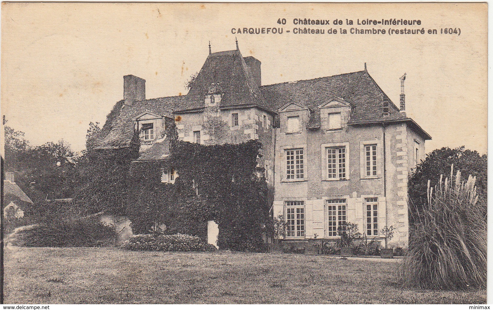 Carquefou - Château De La Chambre - 1951 - Carquefou
