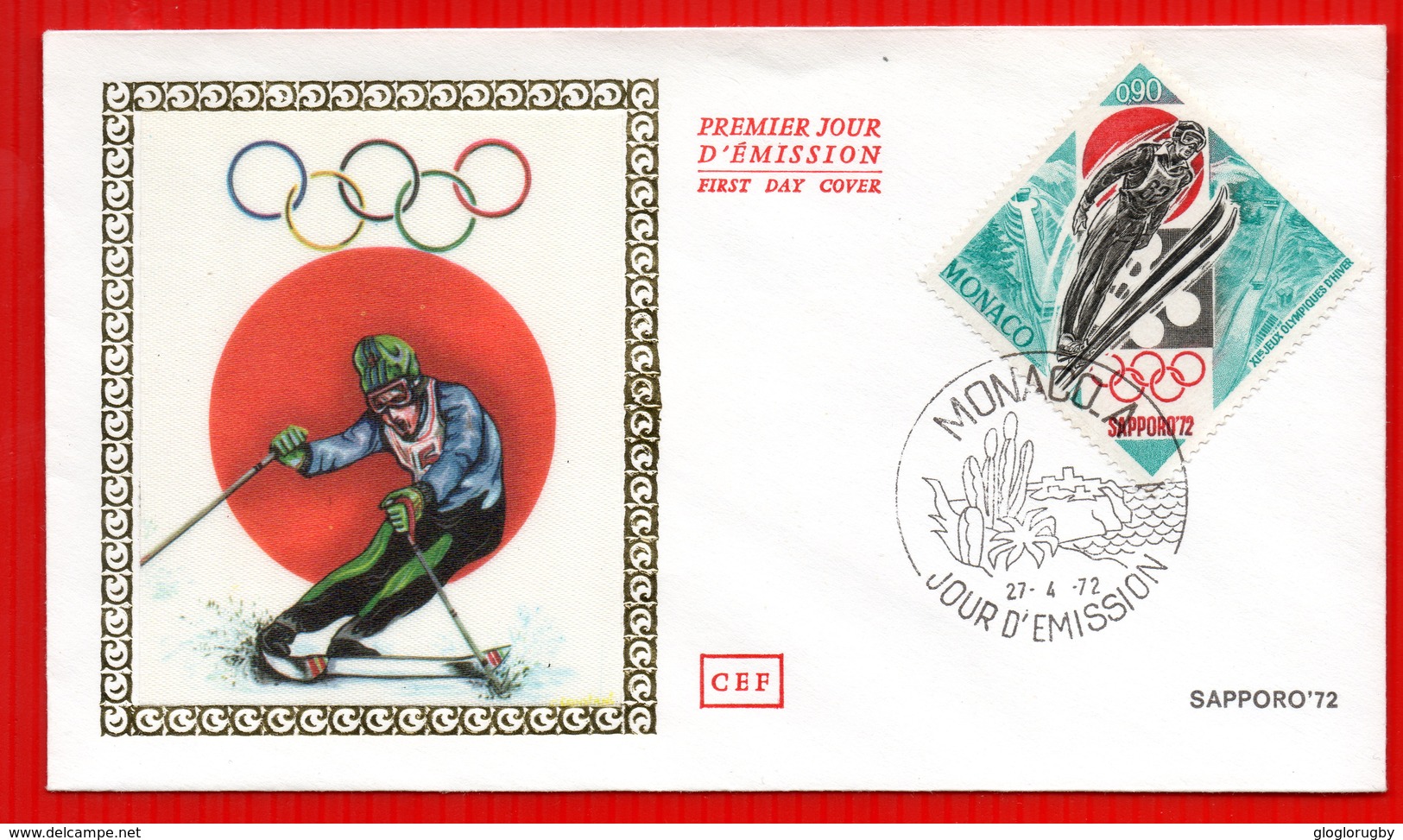 FDC  SKI SAPPORO 72 - Winter 1972: Sapporo