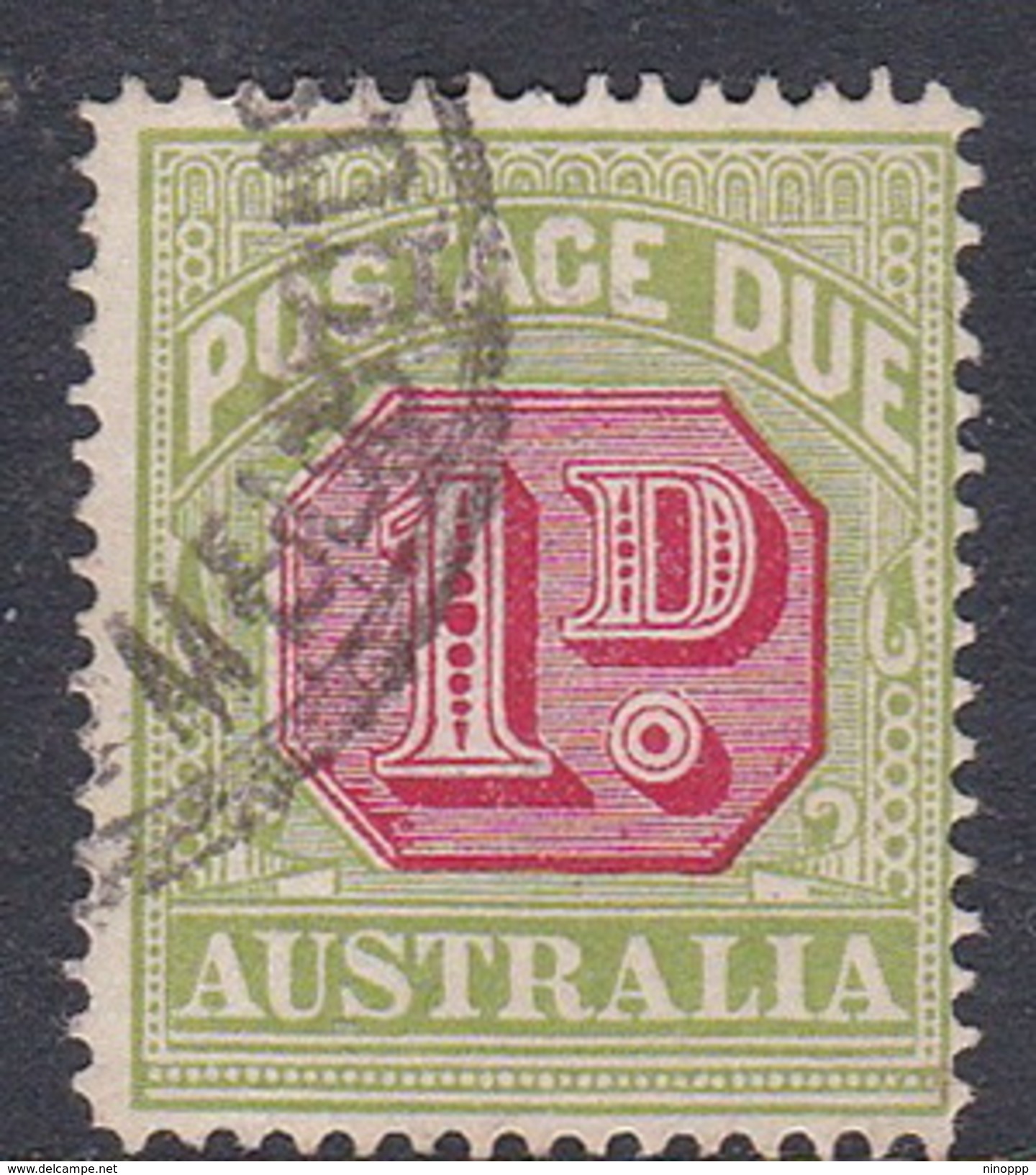 Australia Postage Due Stamps SG D80  1912-23 One Penny Perf 14 Used - Impuestos