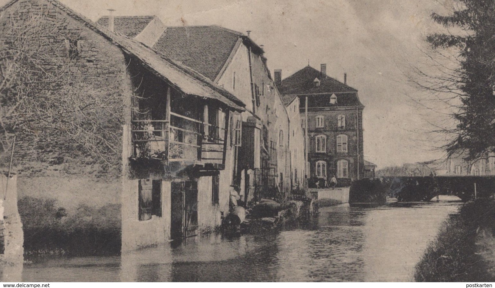 ALTE POSTKARTE WESTLICHER KRIEGSSCHAUPLATZ BLAMONT PARTIE AN DER VEZOUSE WW I Postcard Ansichtskarte Cpa AK - Blamont