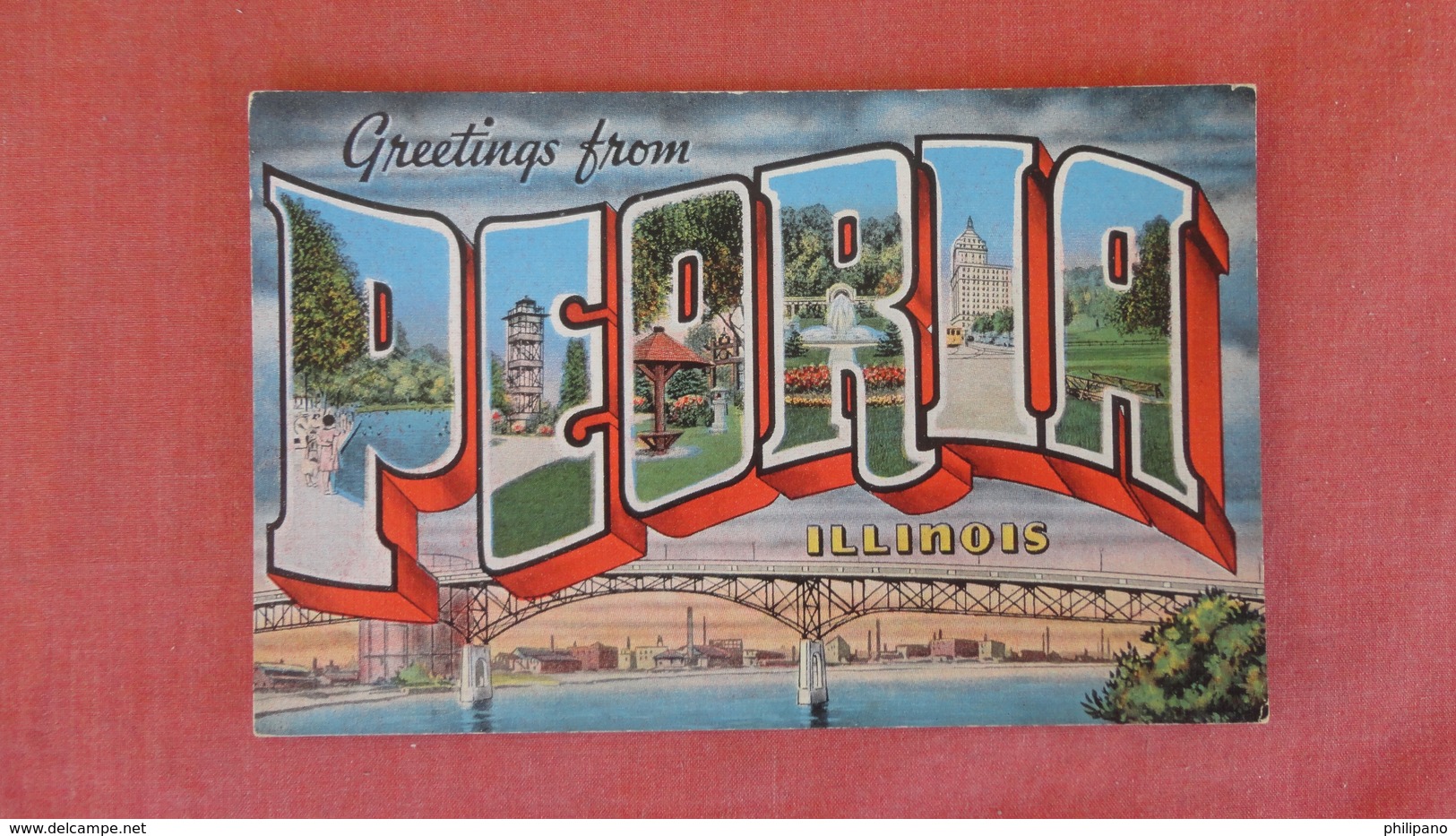 - Illinois     Peoria    Greetings --ref 2507 - Peoria