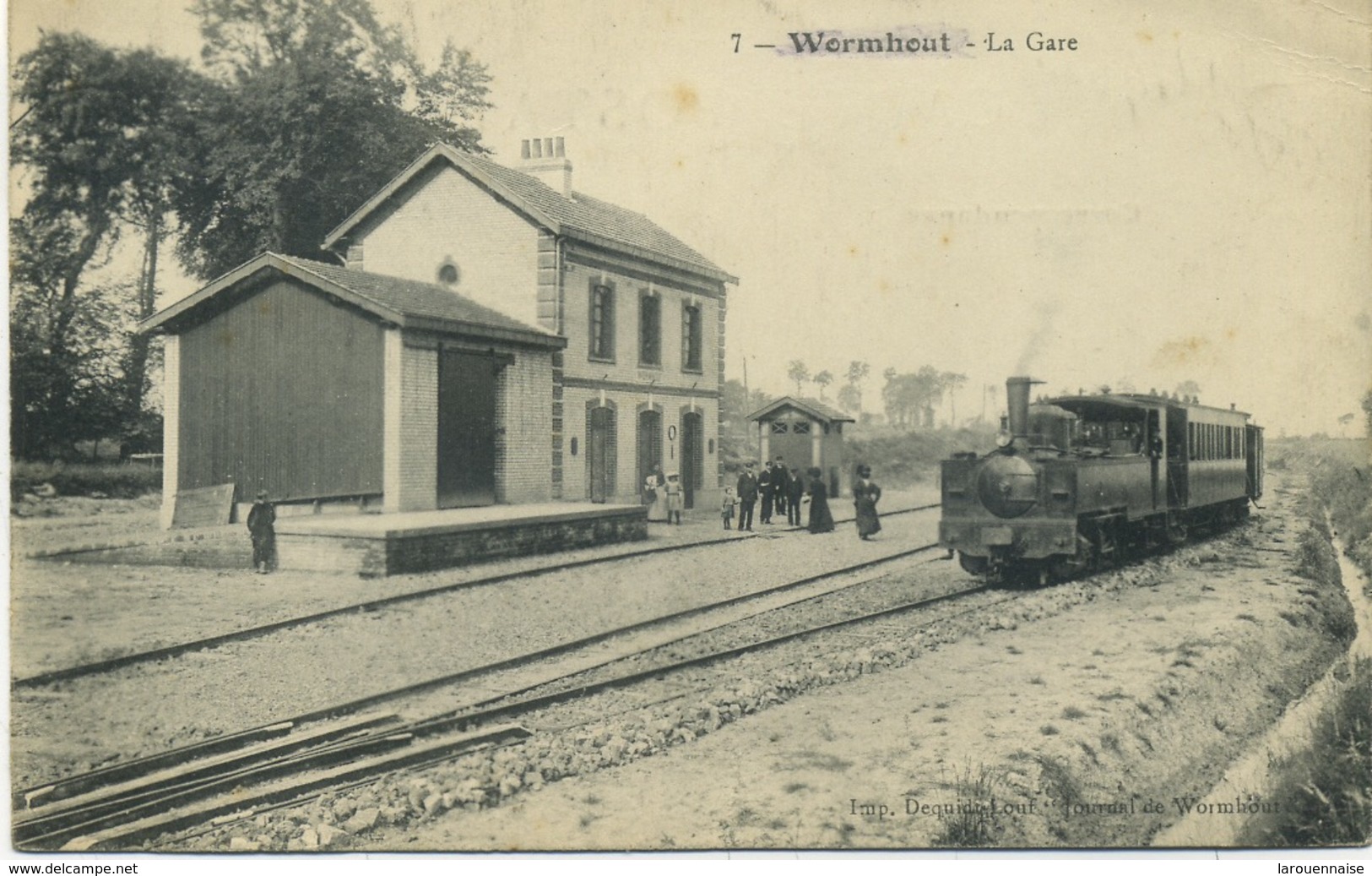 59 - Wormhout  : La Gare . - Wormhout