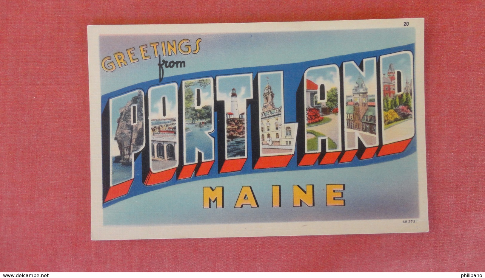 Maine  Portland      Greetings --ref 2508 - Portland