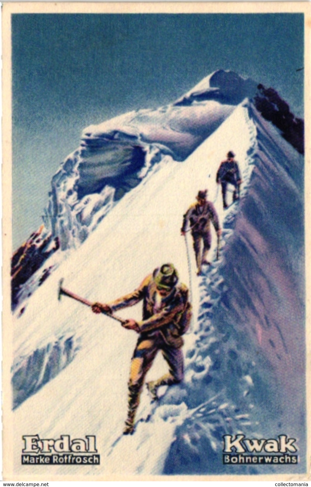 6 Cards C1920 ALPINISME Mountaineering Pub Erdal -Kwak  Matterhorn Alpine Kletterei   Chromo-Litho