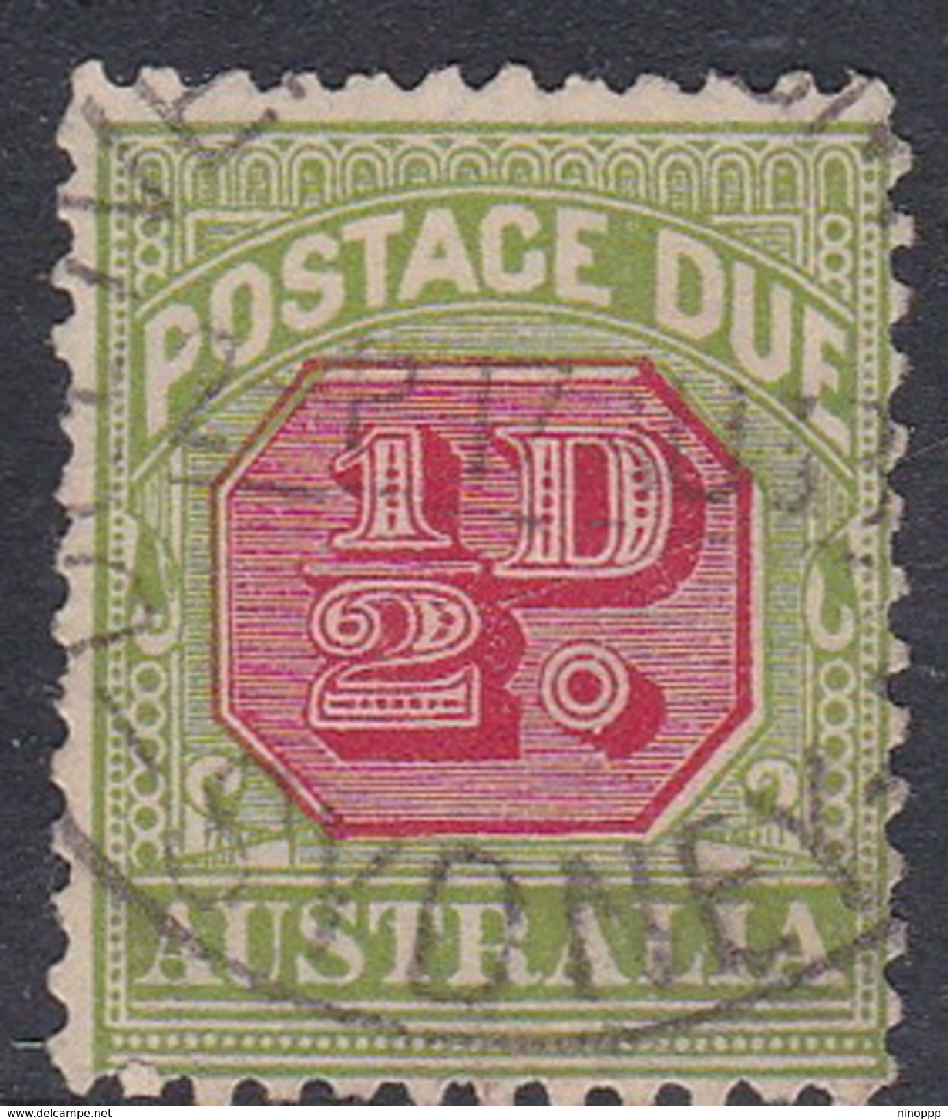 Australia Postage Due Stamps SG D105 1934 Half Penny Perf 11 Used - Segnatasse