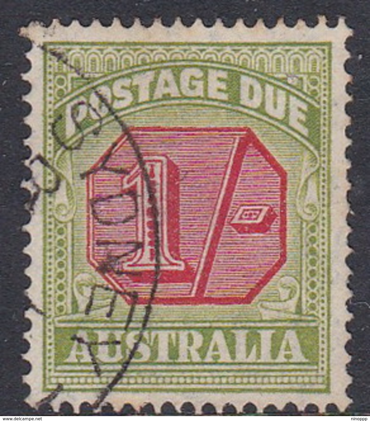 Australia Postage Due Stamps SG D118 1938 One Shilling Used - Segnatasse