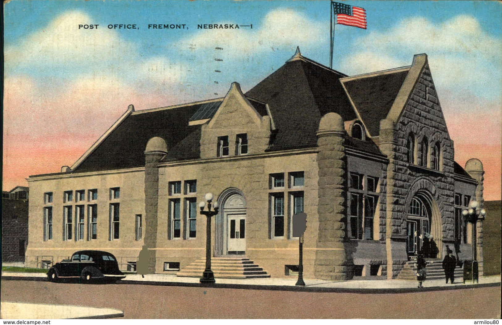 N°2937 QQQ 55  POST OFFICE FREMONT NEBRASKA KROPP CO MILWAUKEE - Fremont