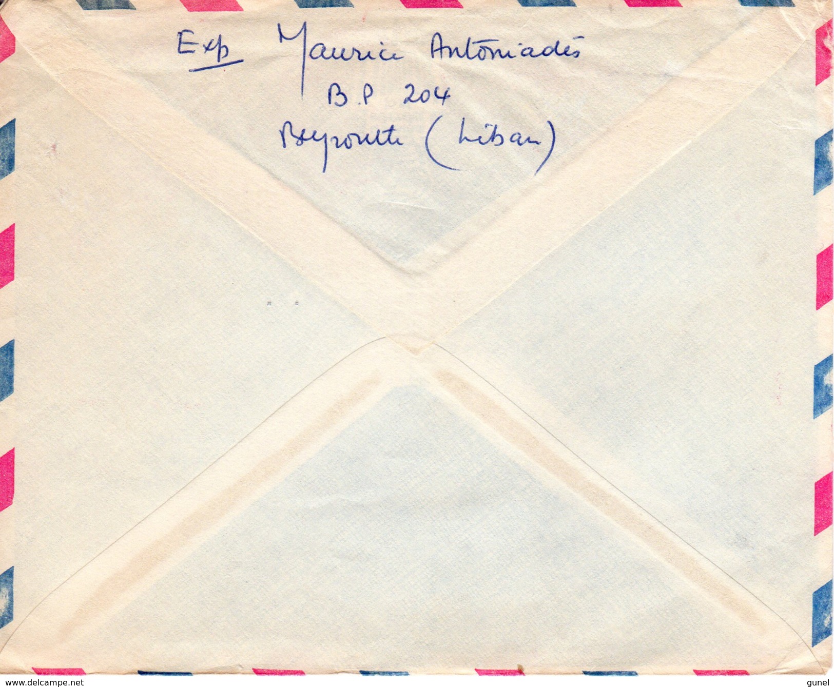 1971 Registered Airmail Envelope From BEYROUTH To Amsterdam - Libanon