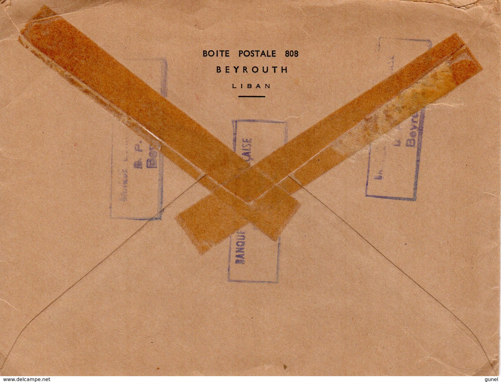 1971 Registered Airmail Envelope From BEYROUTH To Amsterdam - Libanon