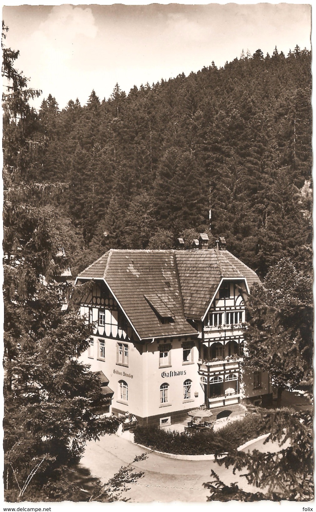 Bonndorf - Gasthof Und Pension Steinasäge - Agfa Fotokarte Verlag Gebr. Metz - Neu - Bonndorf