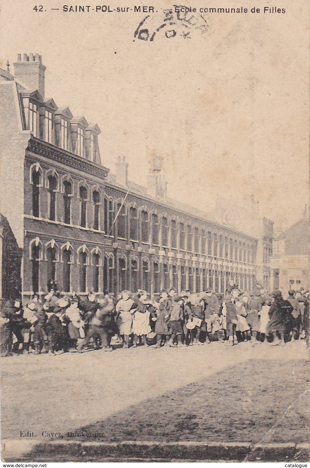 CPA  59 -  SAINT-POL-SUR-MER - Ecole Communale De Filles - Saint Pol Sur Mer