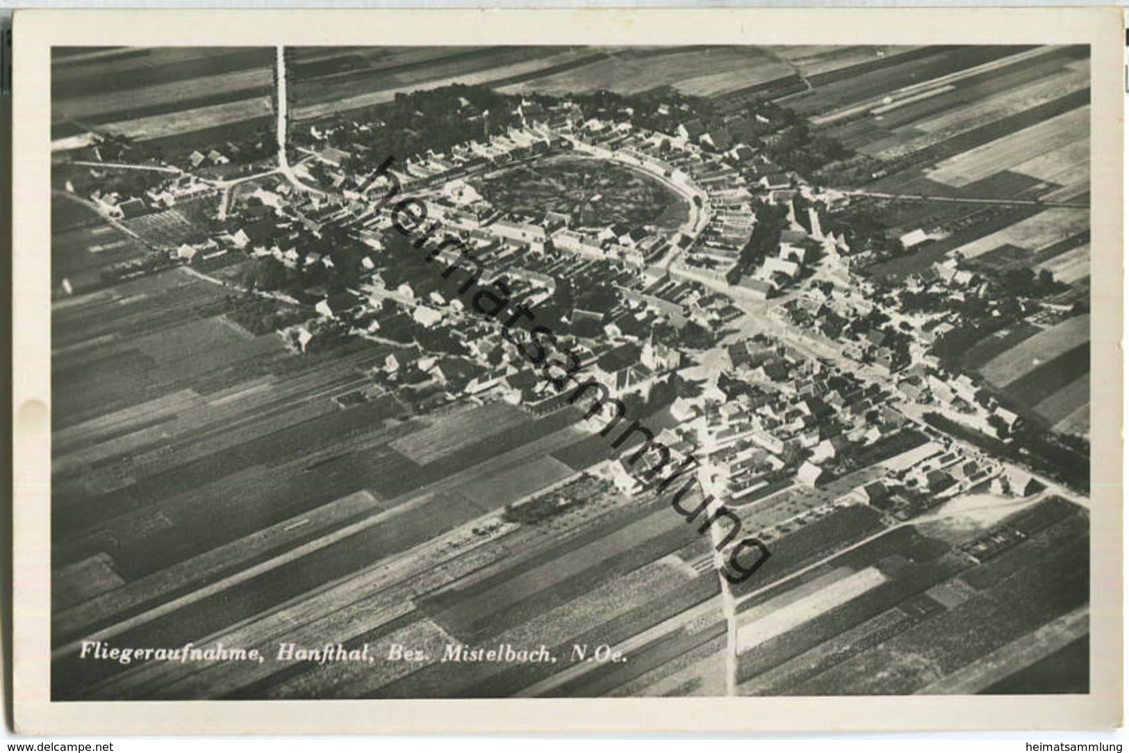 Laa An Der Thaya - Hanfthal - Fliegeraufnahme - Foto-Ansichtskarte - Laa An Der Thaya