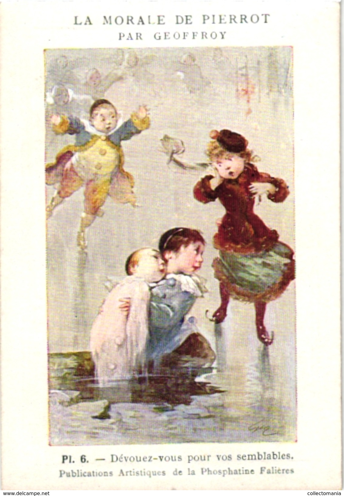 10 Cartes C1890 Ice-Skating Patinage Sur Glace Eislaufen PUB  Perles De Japon Pierrot Starch Amido Vermeiren - Sports D'hiver