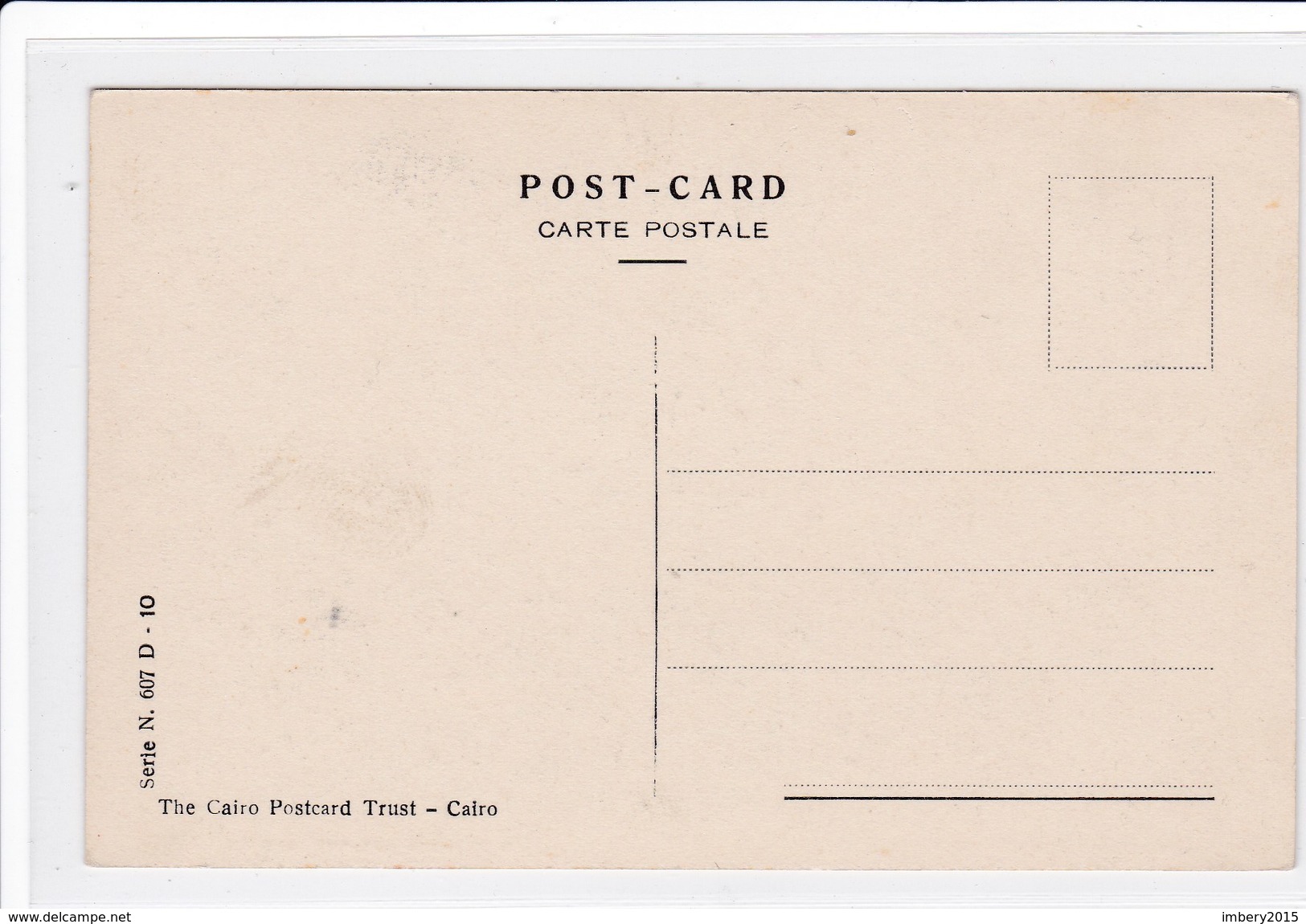 Post-Card, Carte Postale, KAIRO 3 , A Landscape Near CAIRO, The Cairo Postcard Trust, - El Cairo