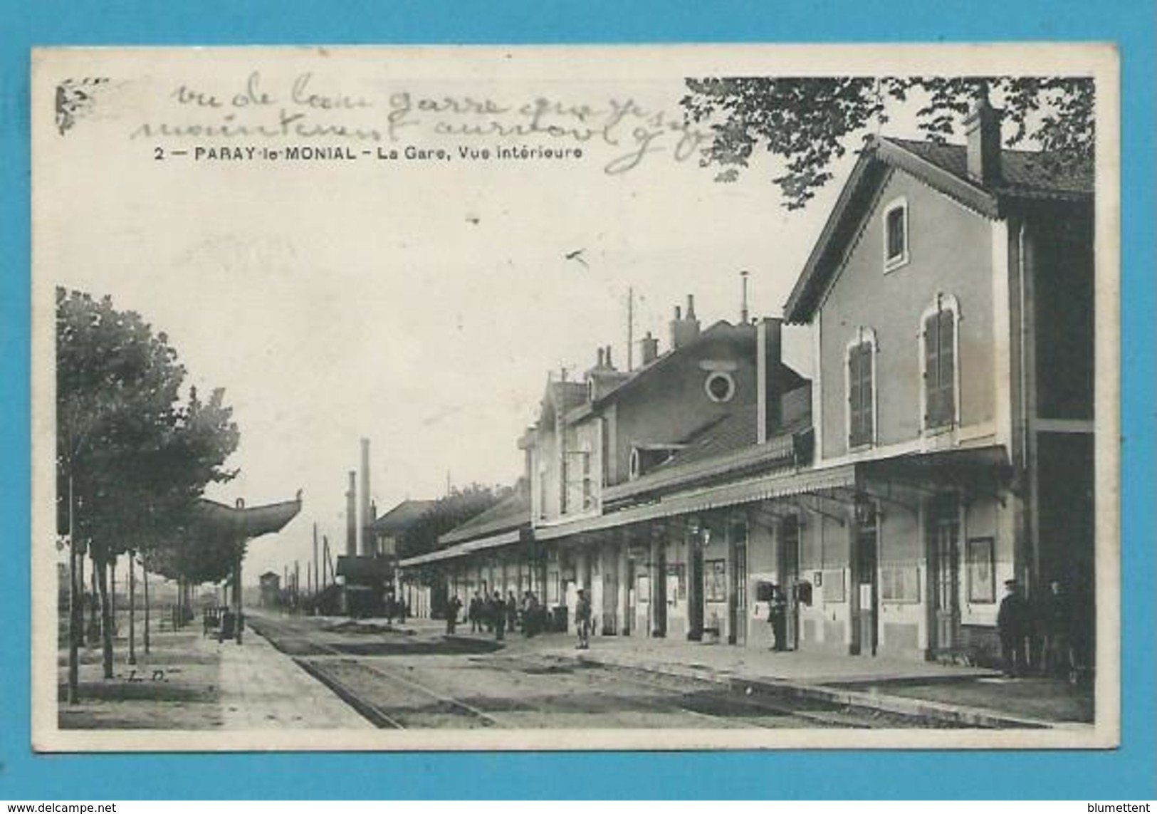 CPA Chemin De Fer La Gare Vue Intérieure PARAY-LE-MONIAL 71 - Paray Le Monial