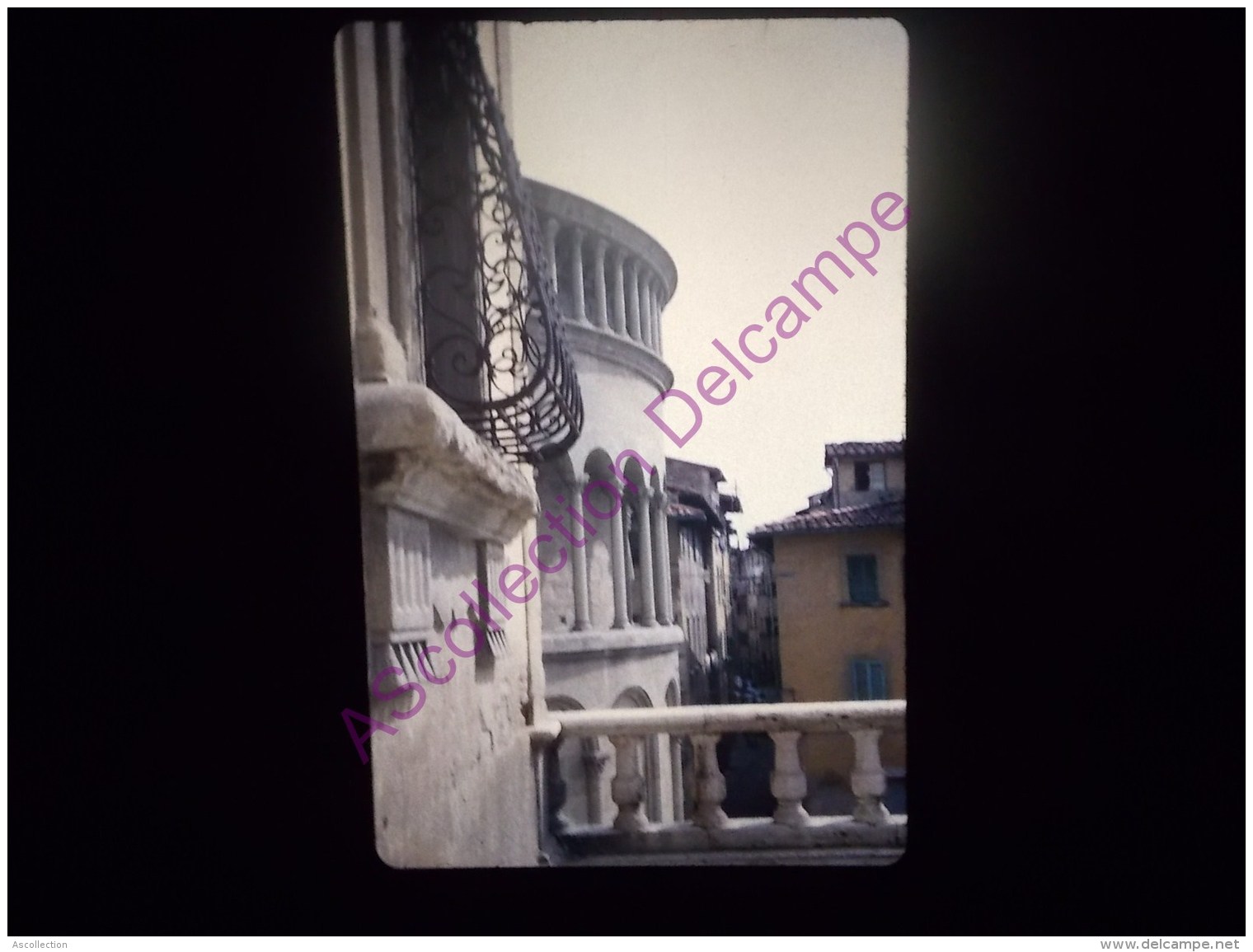 Diapositive Slide Diapo 1968 Italie Italy Arezzo La Piazza Grande - Diapositive