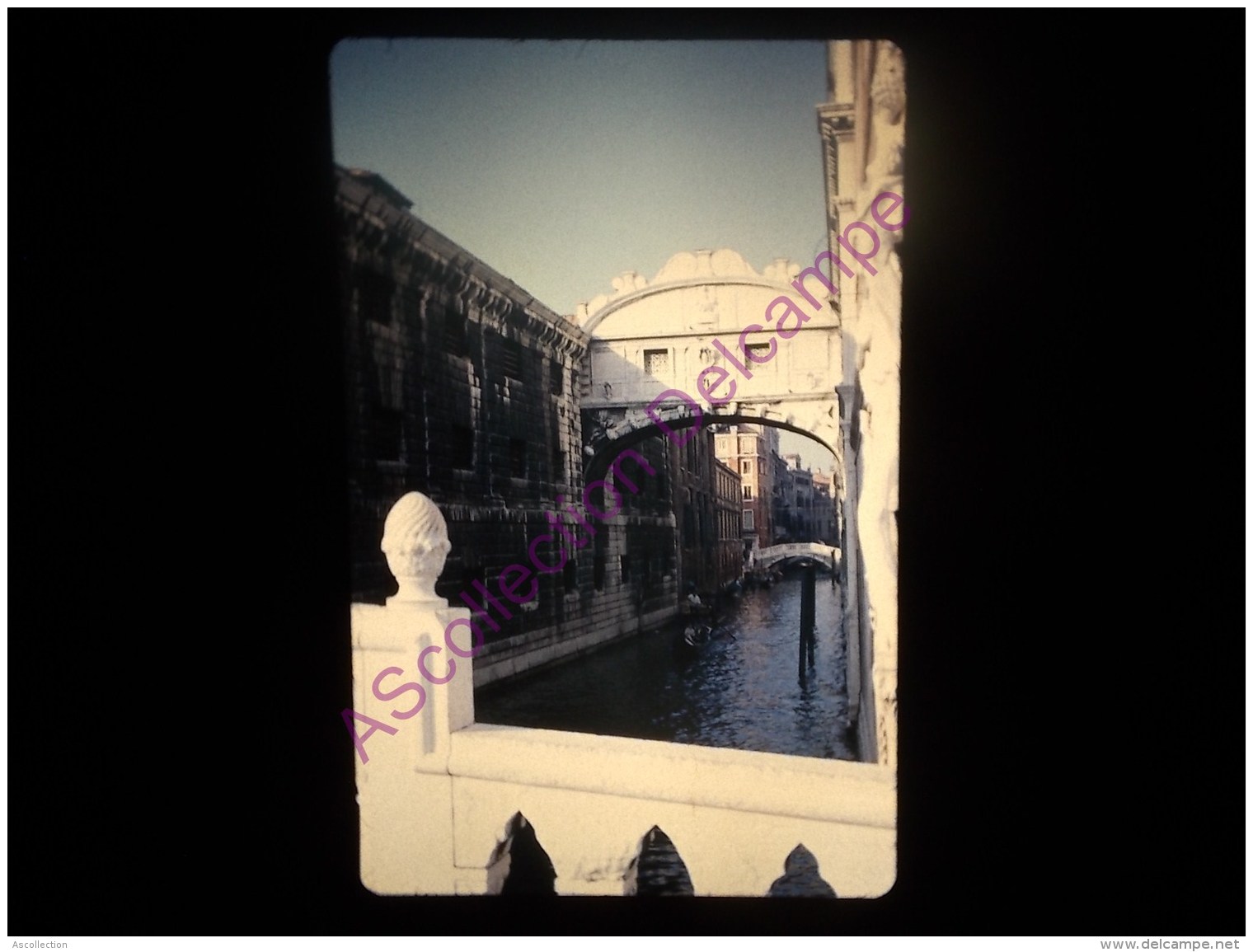 Diapositive Slide Diapo 1968 Italie Italy Venise Le Pont Des Soupirs - Diapositive