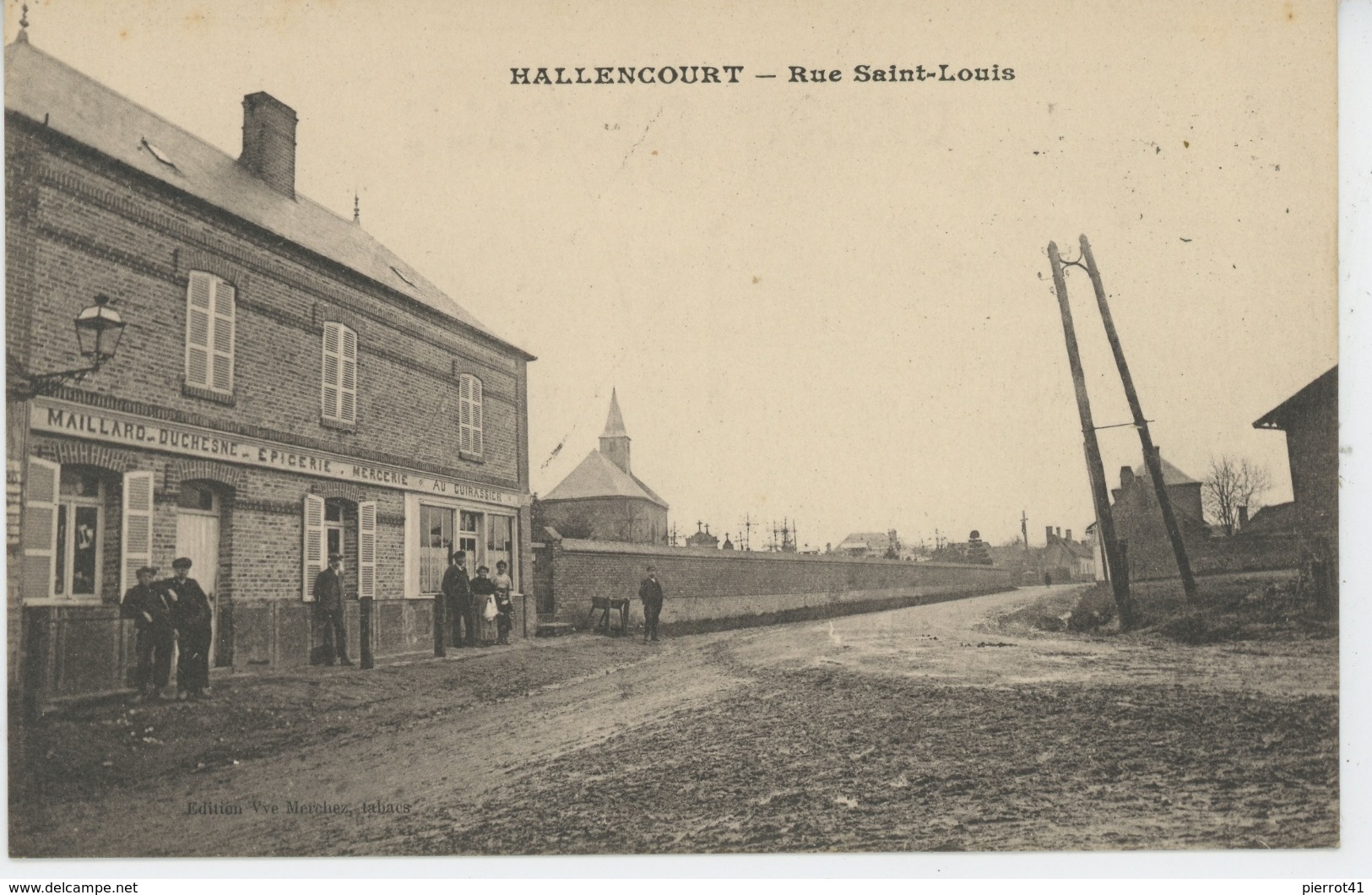 HALLENCOURT - Rue Saint Louis - Autres & Non Classés