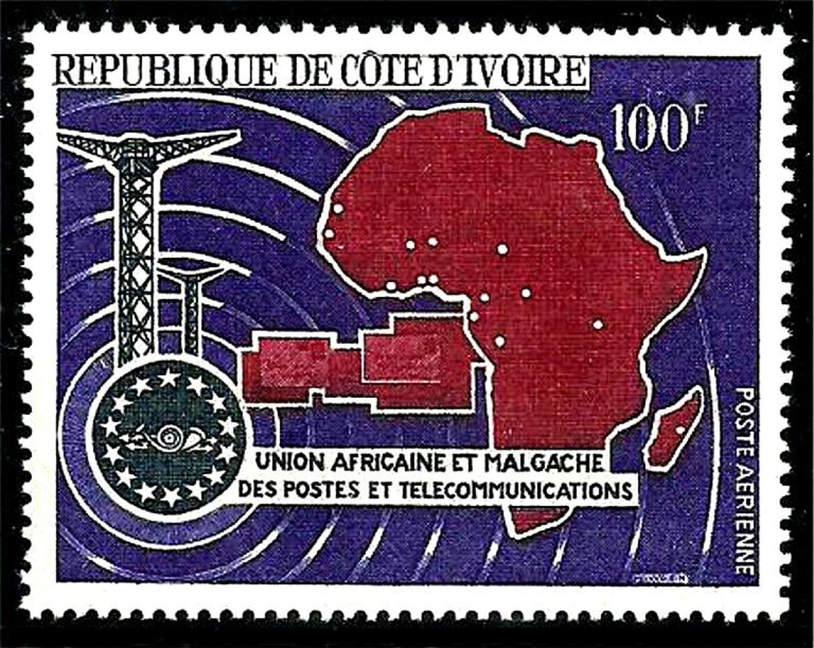 COTE D'IVOIRE 1967 P.A. N° 38 * * Neuf  Lot - 1263 - Ivoorkust (1960-...)