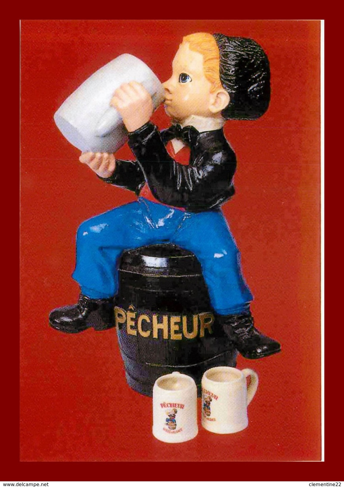 Théme Pub *  Bière Pecheur  *  Tirage 60 Exemplaires édition Josan (scan Recto Et Verso) - Reclame