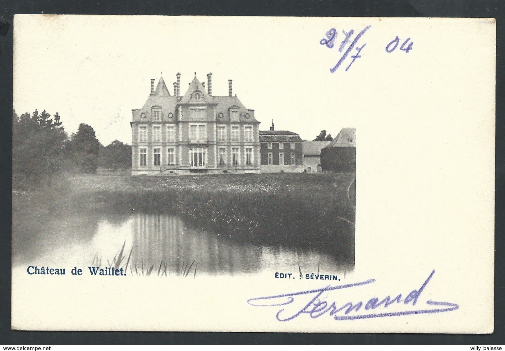 +++ CPA - Château De WAILLET   // - Somme-Leuze