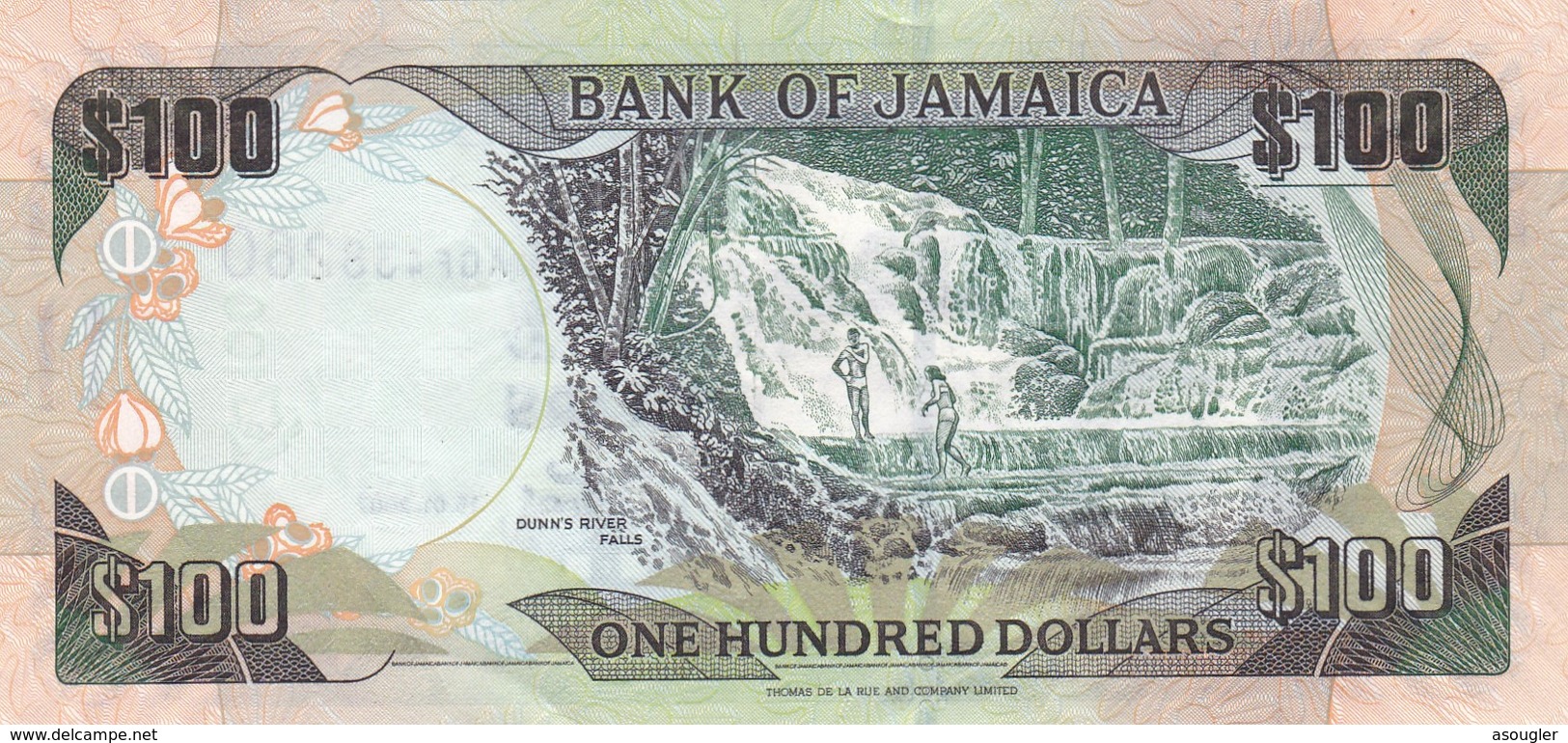Jamaica 100 Dollars 2007 VF (free Shipping Via Regular Air Mail - Buyer Risk) - Jamaica