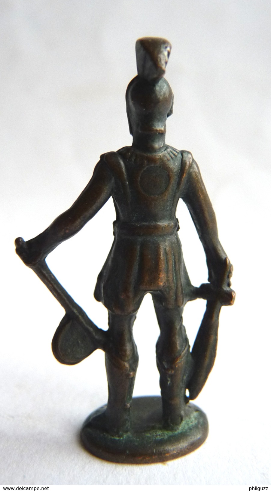 FIGURINE KINDER  METAL SOLDATS GRECS 1 70's -   KRIEGER GRIECHISCHEN (2) GREC - Metalen Beeldjes