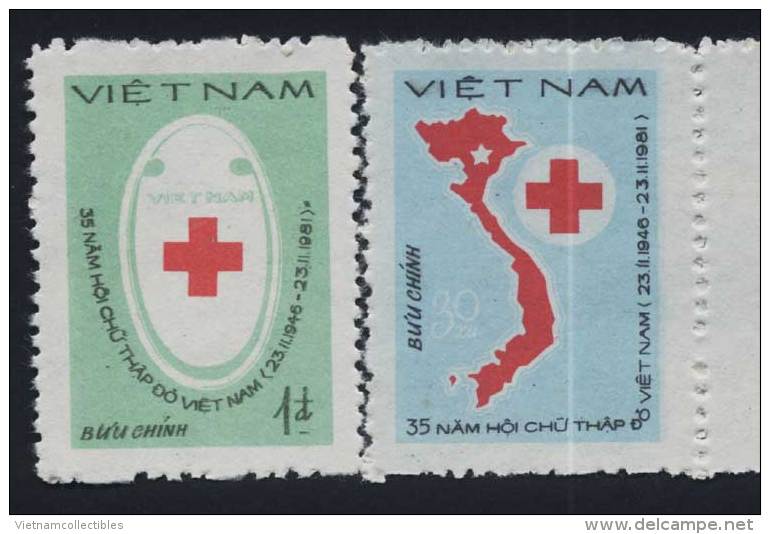 Vietnam Viet Nam MNH Perf Stamps 1982 : 35th Anniversary Of Vietnamese Red Cross (Ms393) - Vietnam