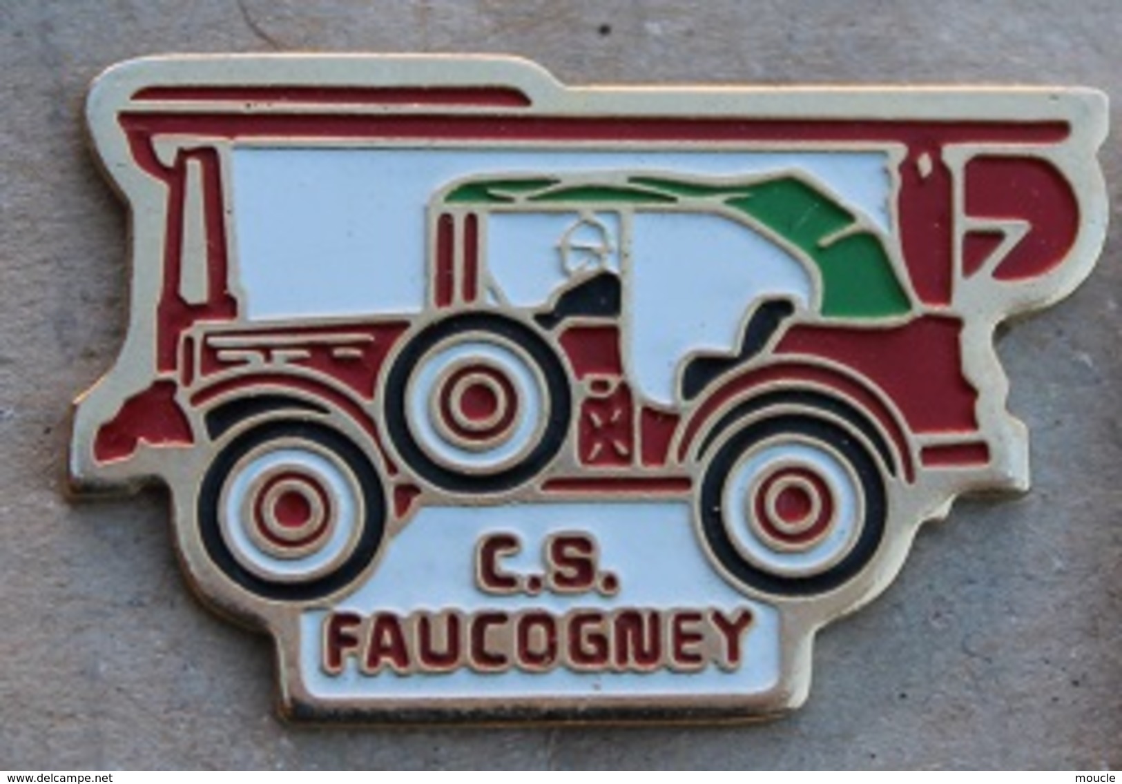 SAPEURS POMPIERS - C.S. FAUCOGNEY  - VIEUX CAMION - ECHELLE -     (15) - Pompiers