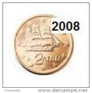 ** 2 CENT GRECE 2008 PIECE  NEUVE ** - Griekenland