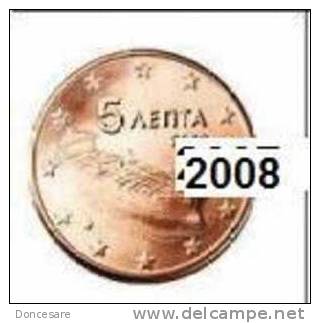 ** 5 CENT GRECE 2008 PIECE  NEUVE ** - Grèce