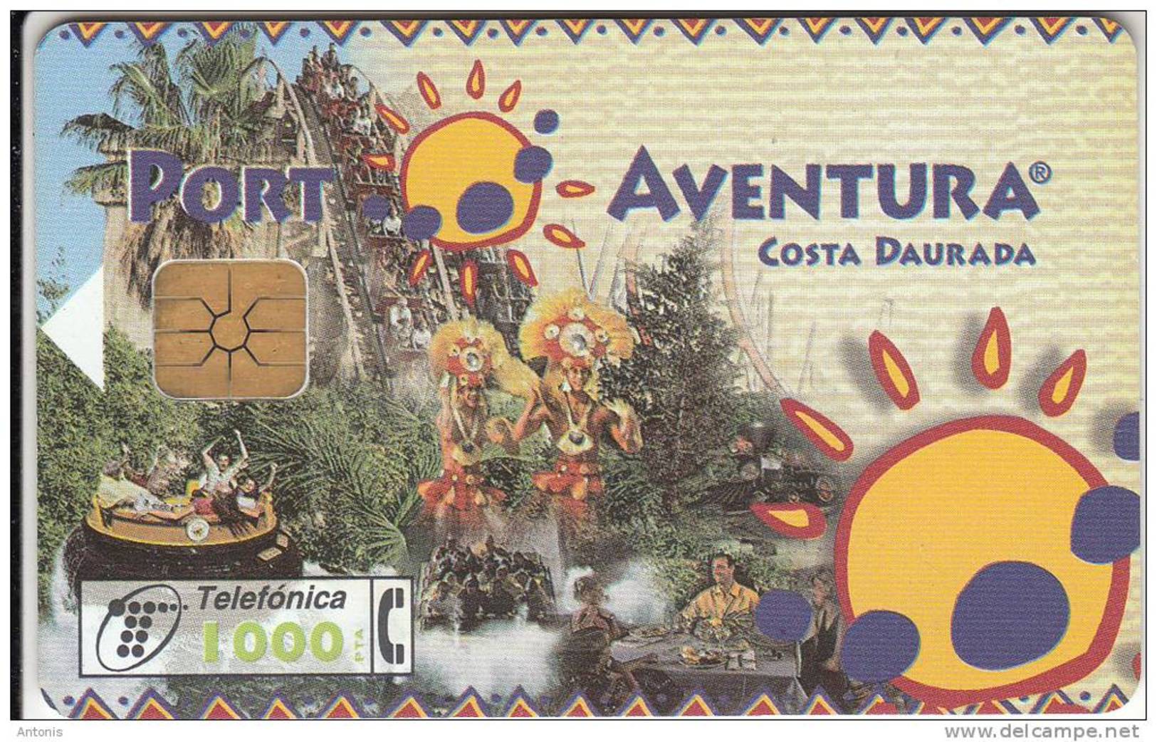 SPAIN - Port Aventura, 03/98, Used - Basic Issues
