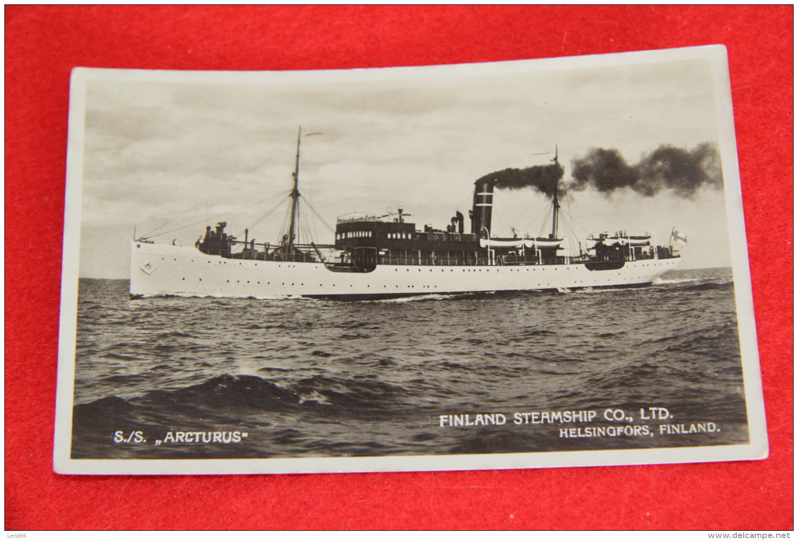 Finland Ship Steamship S/S Arcturus - Finlandia