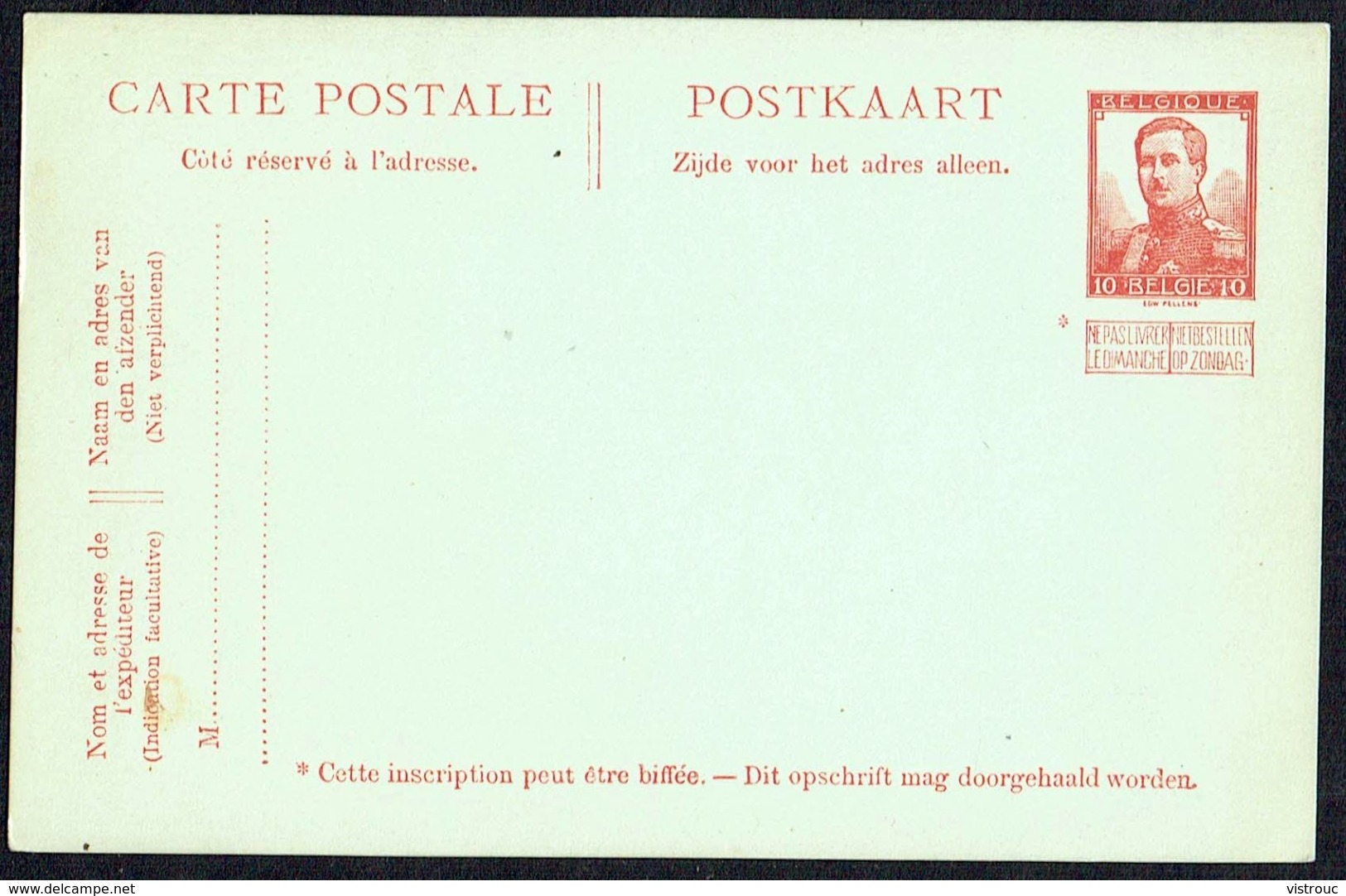 EP N° 46  -  Non Circulé - Not Circulated - Nicht Gelaufen. - Cartes Postales 1909-1934