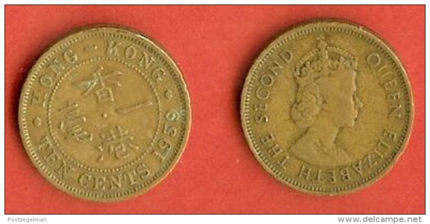 HONG KONG 1955-68 10 Cent Nr. 28.1 C686 - Hongkong