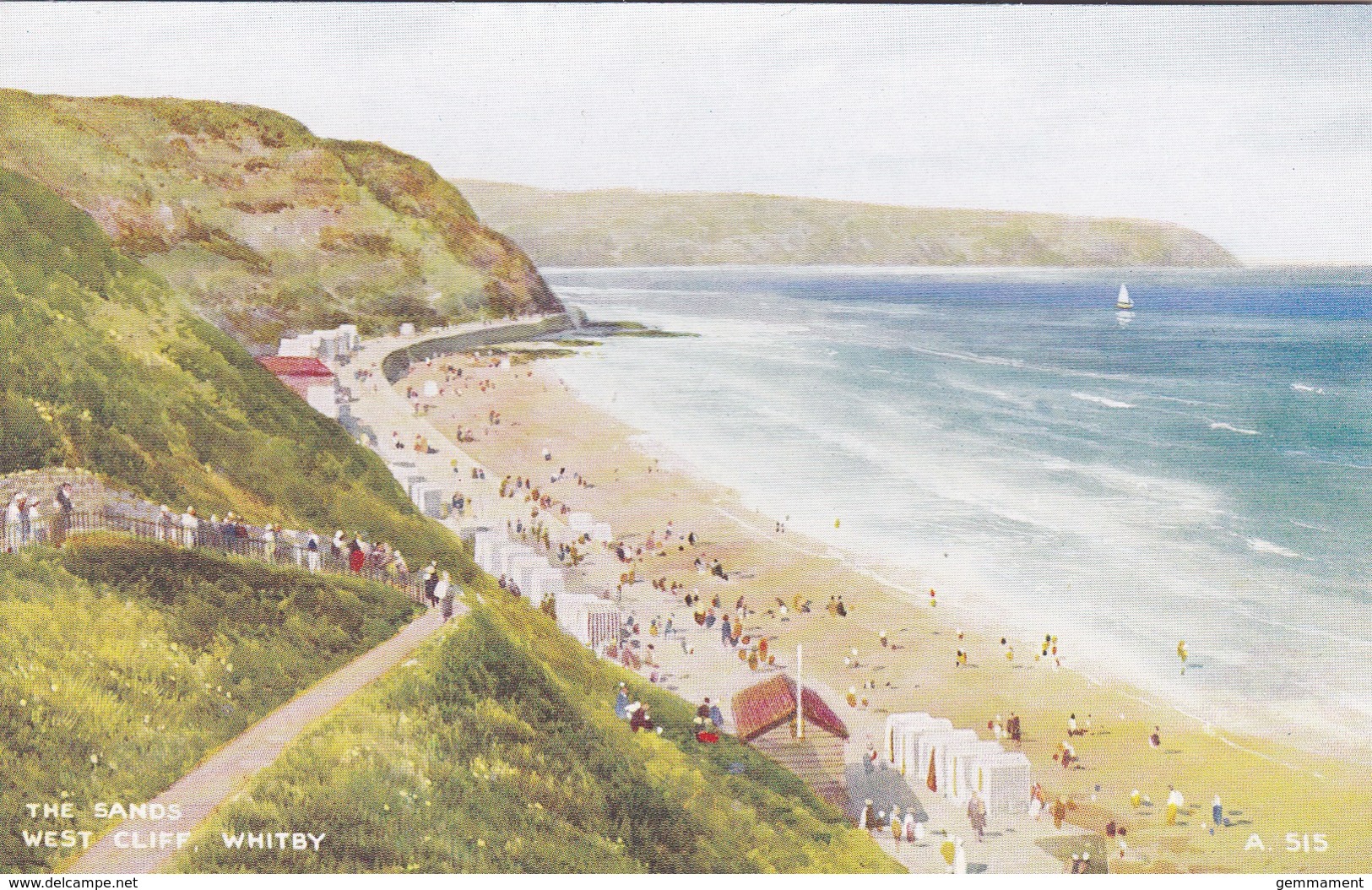 WHITBY - THE SANDS, WEST CLIFF - Whitby