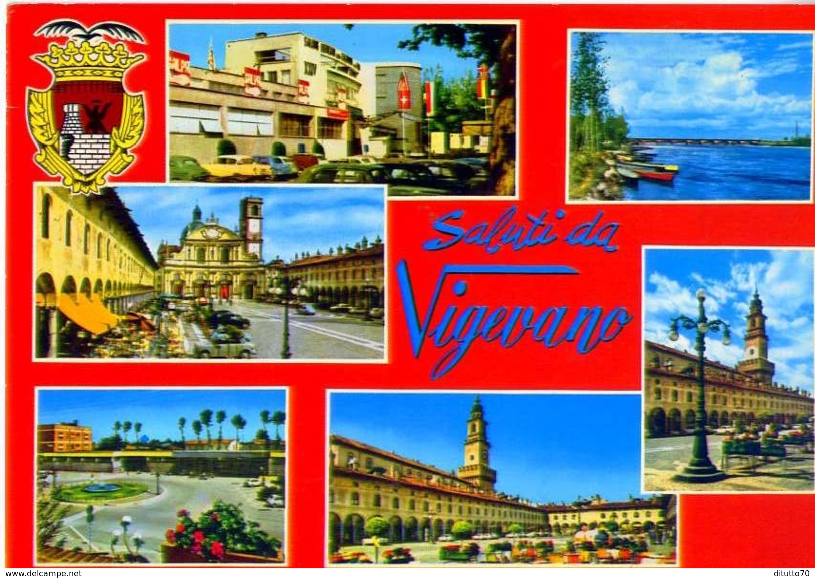 Saluti Da Vigevano - 95 - Formato Grande Viaggiata &ndash; E1 - Vigevano