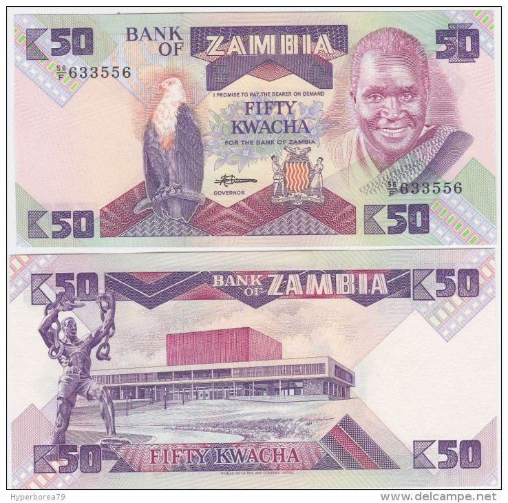 Zambia P 28 - 50 Kwacha 1986 1988 - UNC - Zambia
